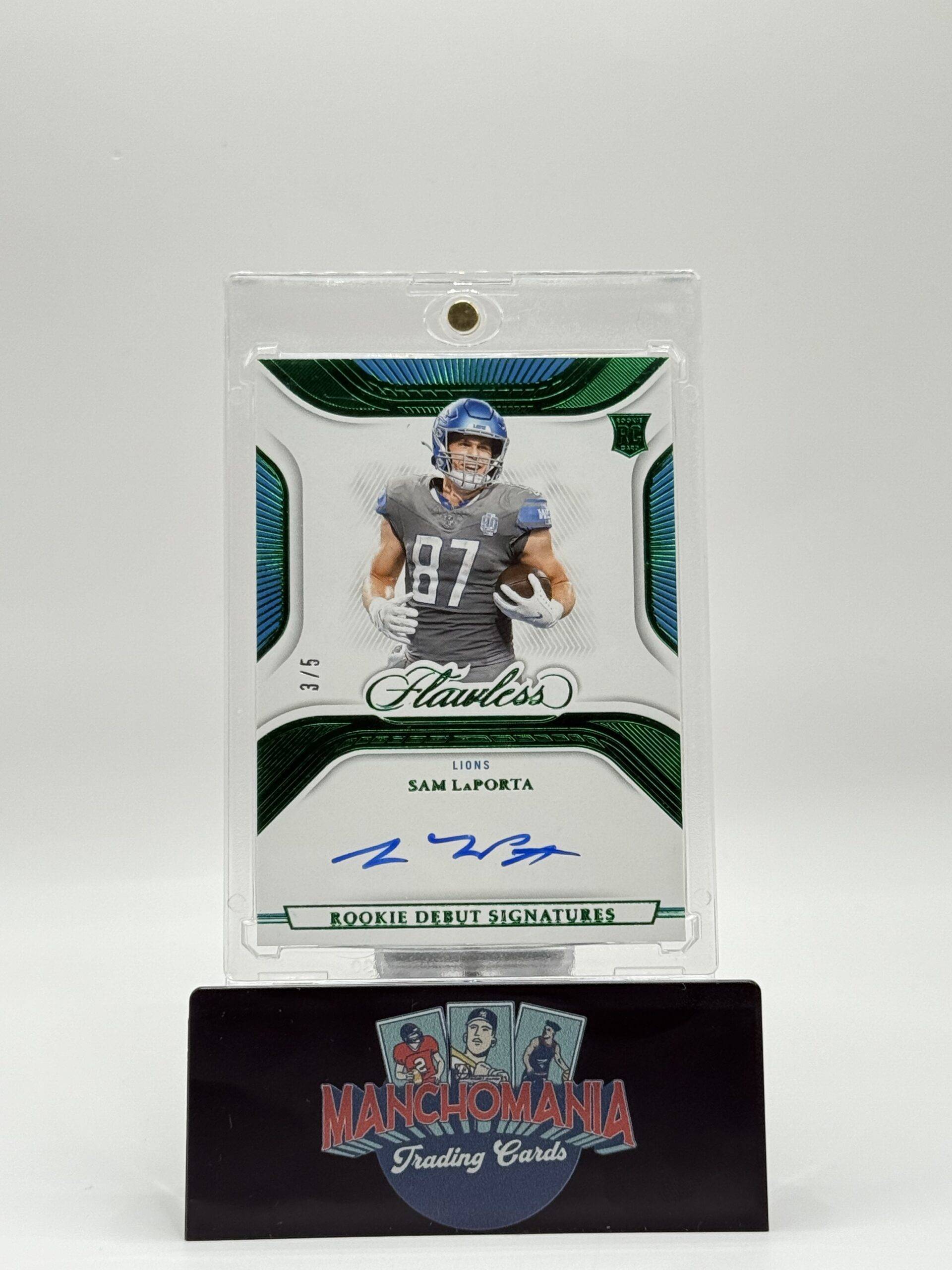 2023 Flawless Rookie Debut Signatures Sam Laporta RC image 0