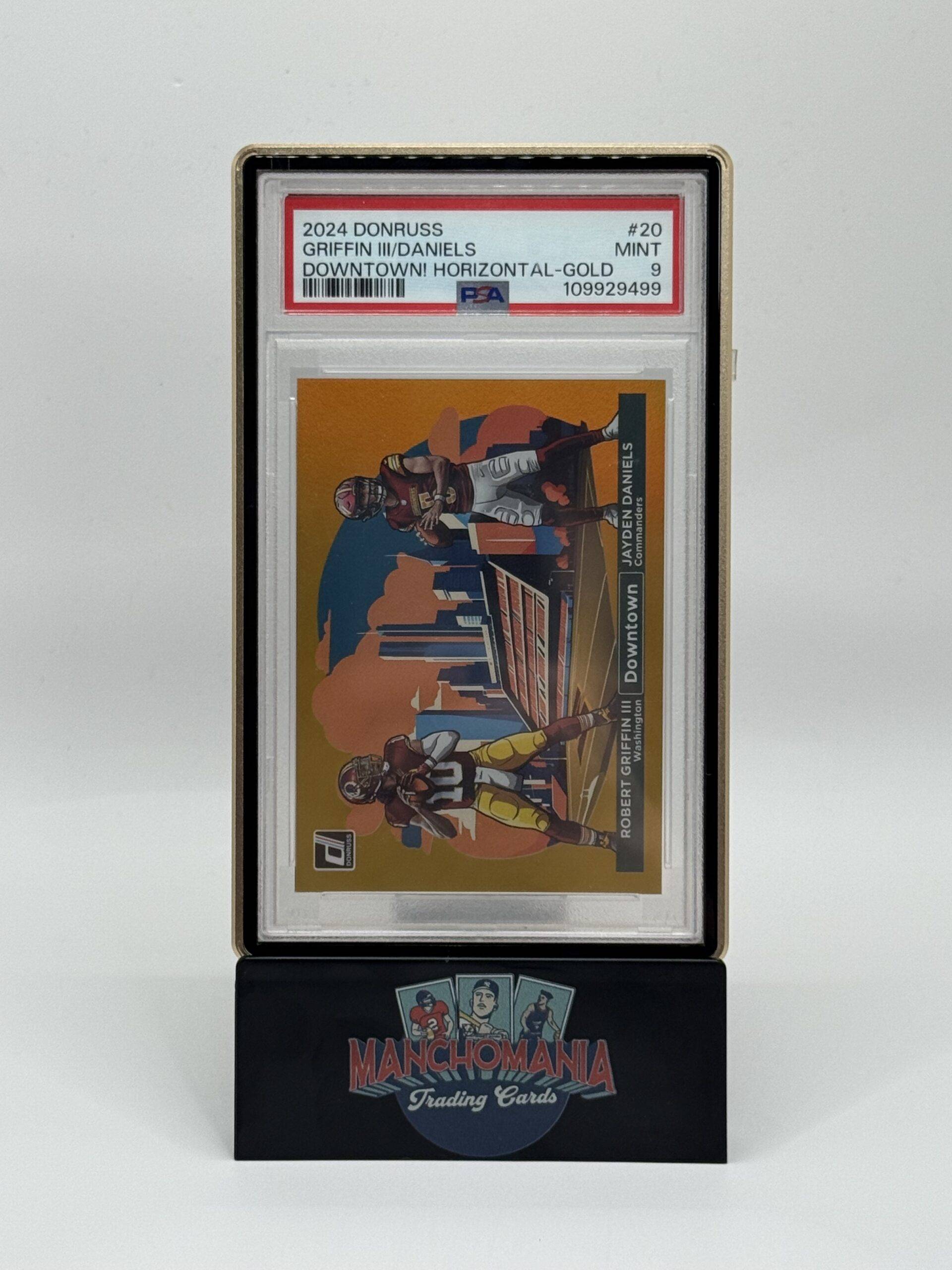 2024 Horizontal Gold Downtown RG3/Jayden Daniels image 0