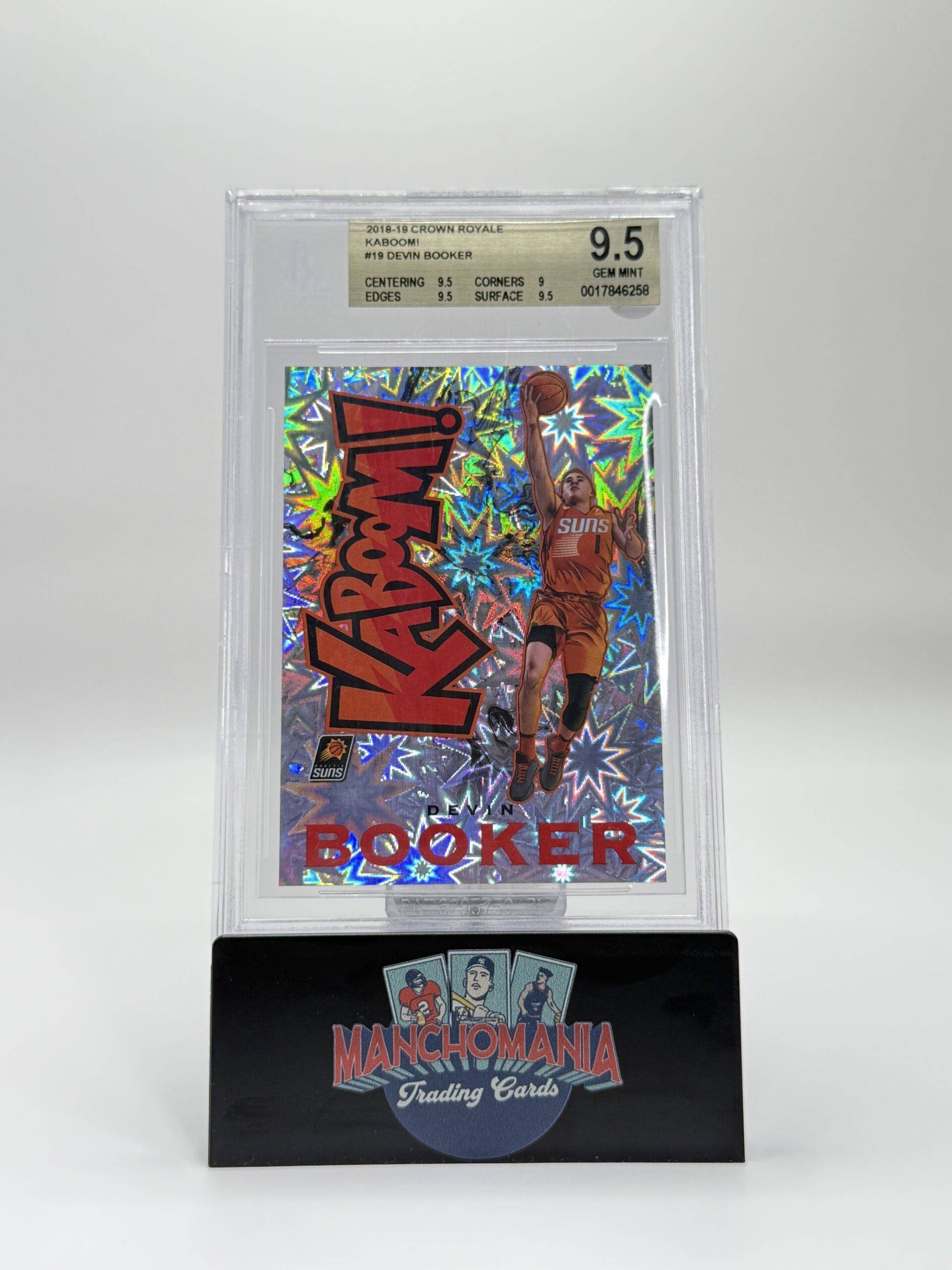 2018-19 Crown Royale Kaboom Devin Booker image 0