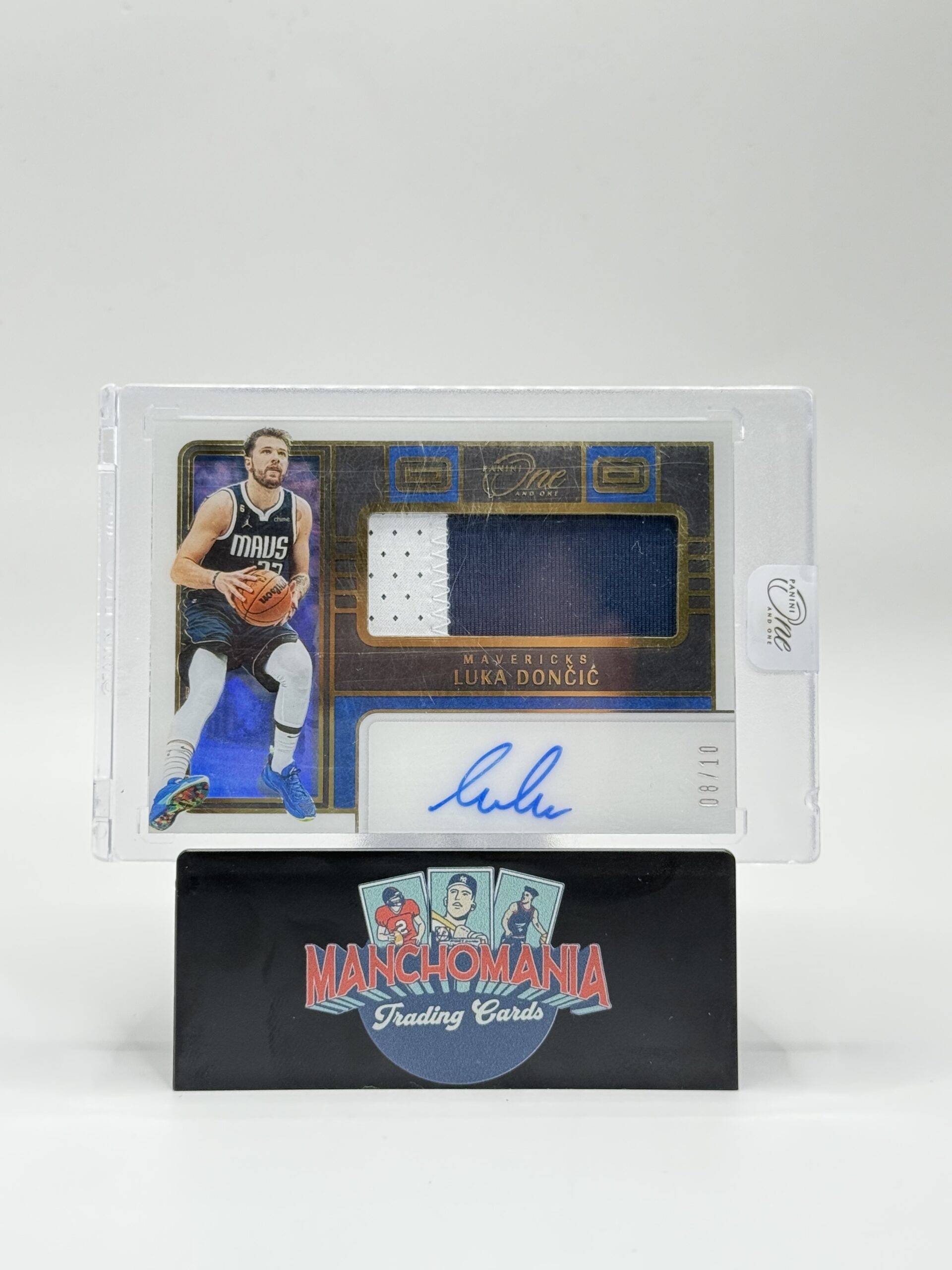 2022-23 Panini One and One Patch Auto Luka Doncic image 0