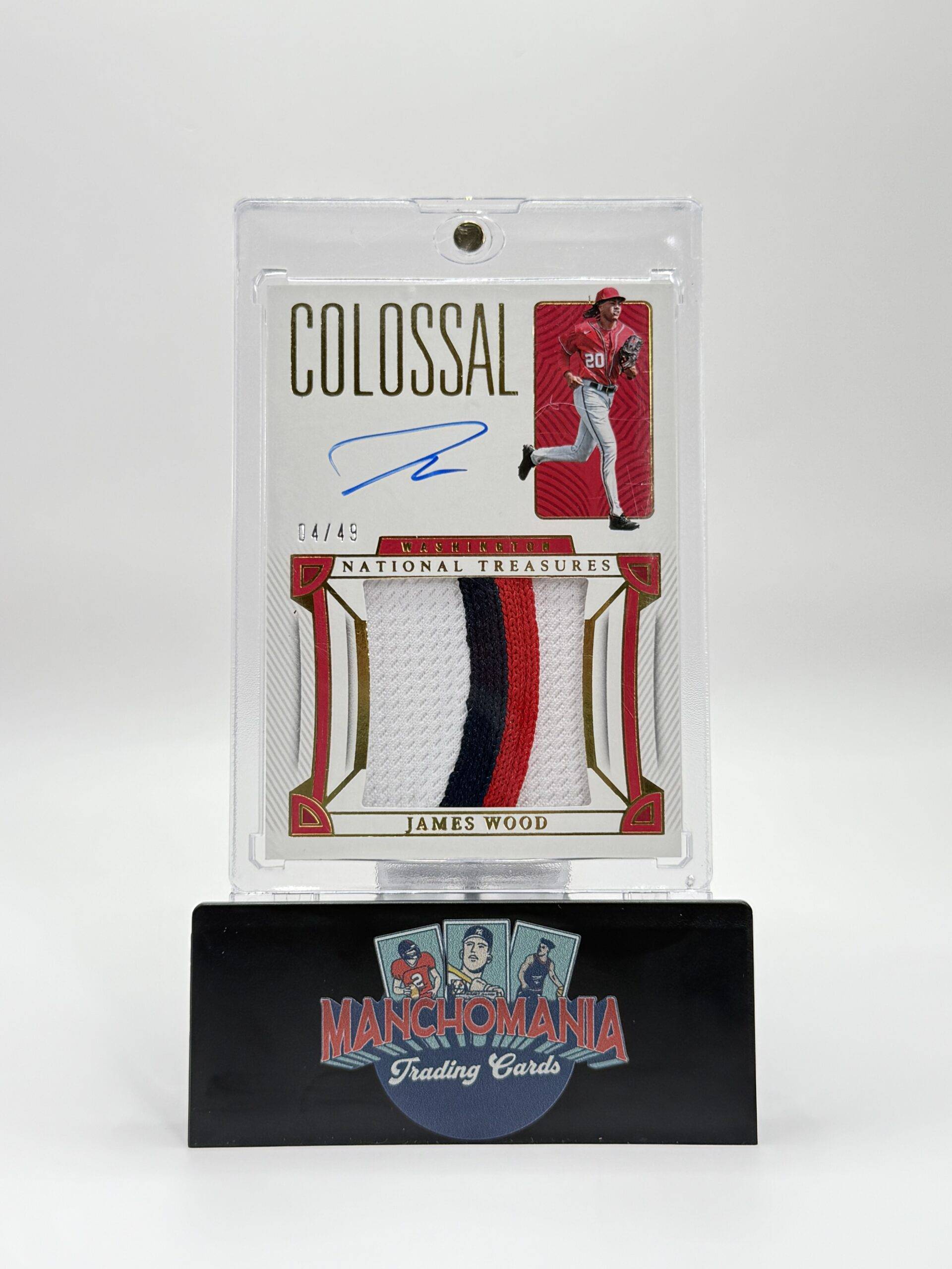 2023 National Treasures Colossal Patch Auto James Wood image 0