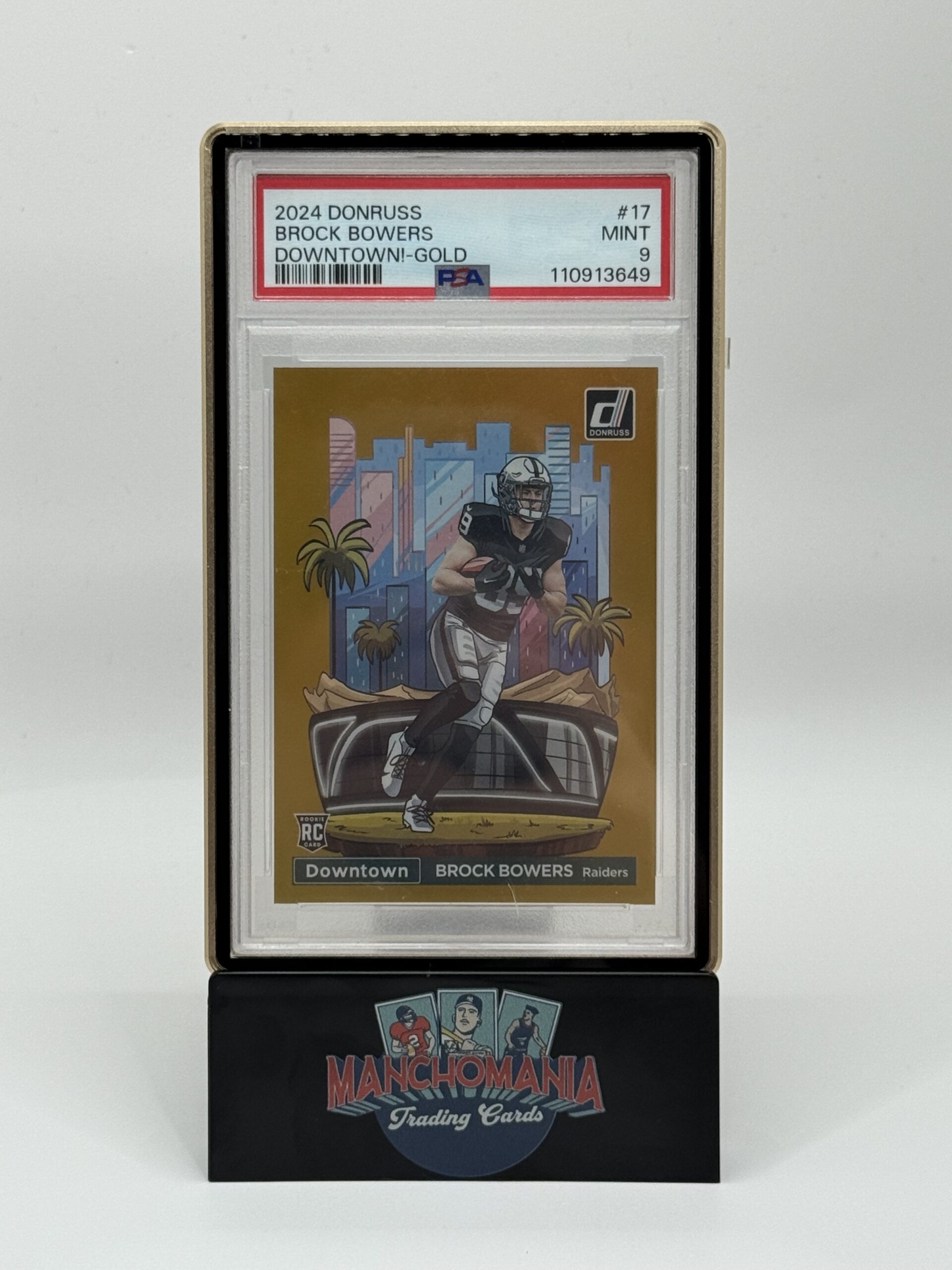 2024 Gold Downtown Brock Bowers RC image 0