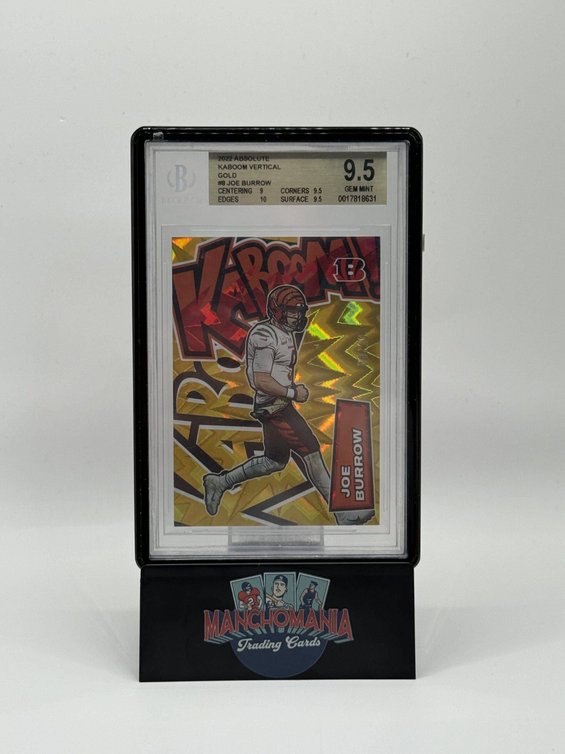 2022 Absolute Gold Vertical Kaboom Joe Burrow image 0