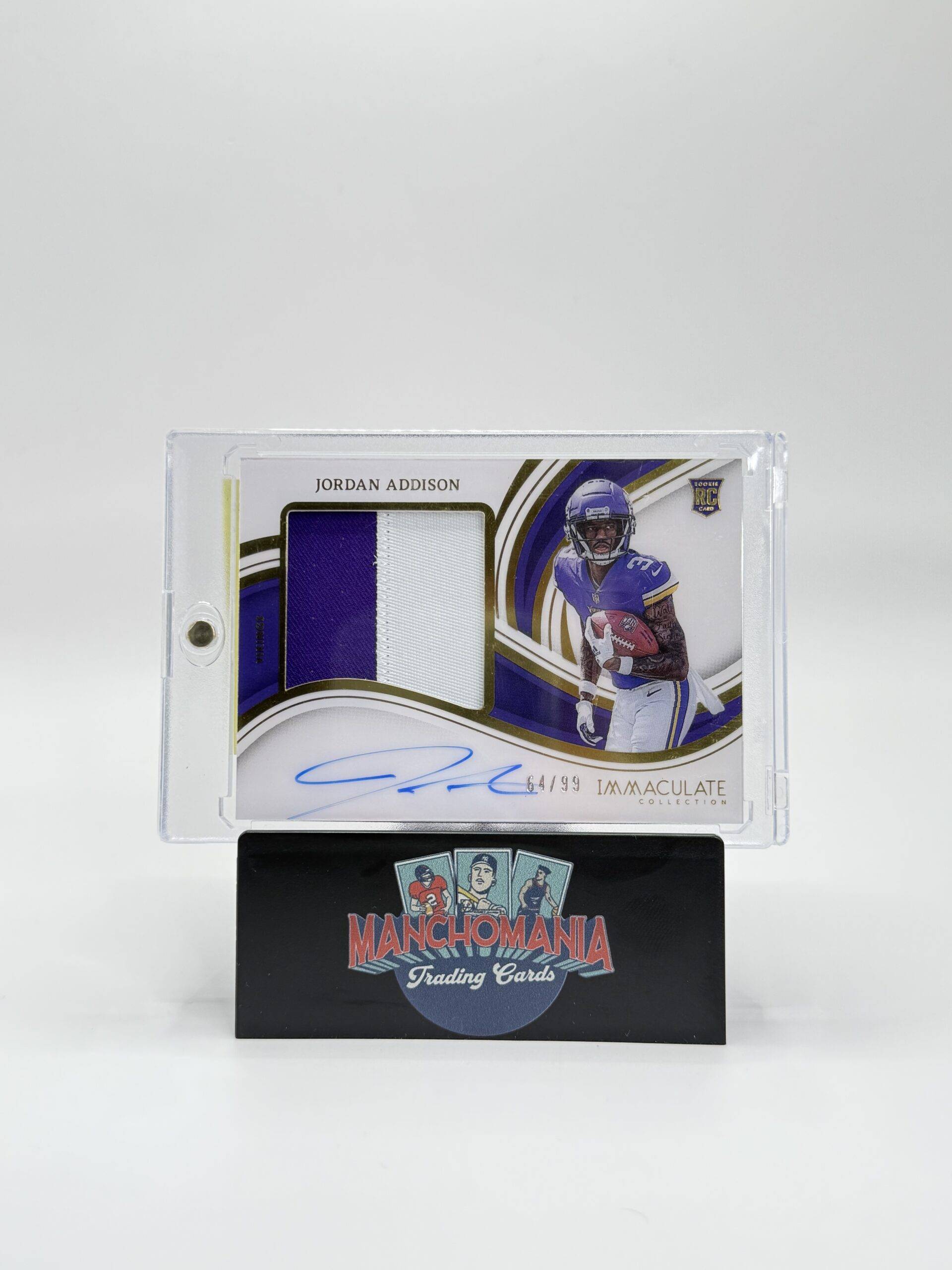 2023 Immaculate Premium Patch RPA Jordan Addison image 0