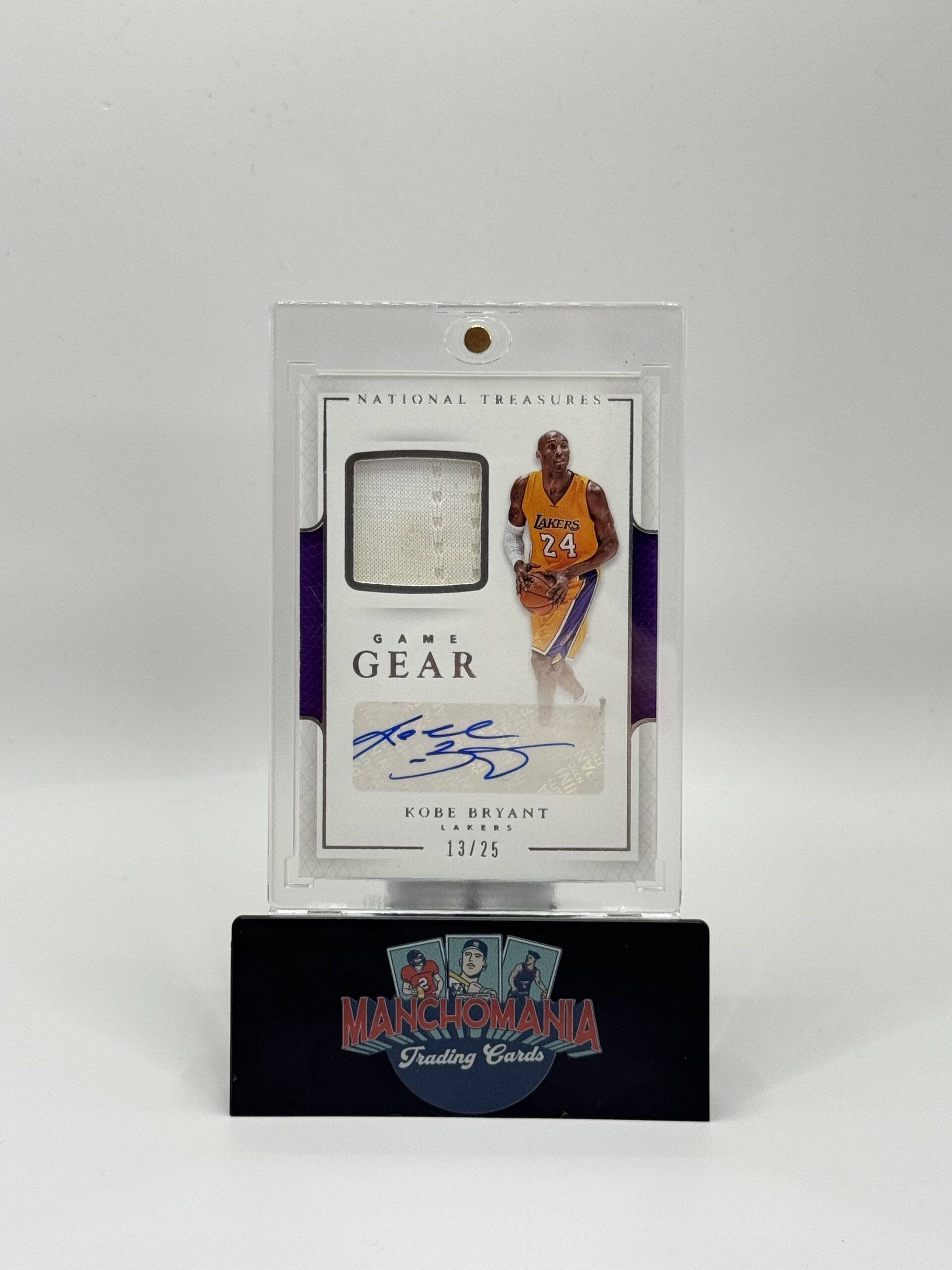 2016-17 National Treasures - Game Gear Kobe Bryant Auto image 0