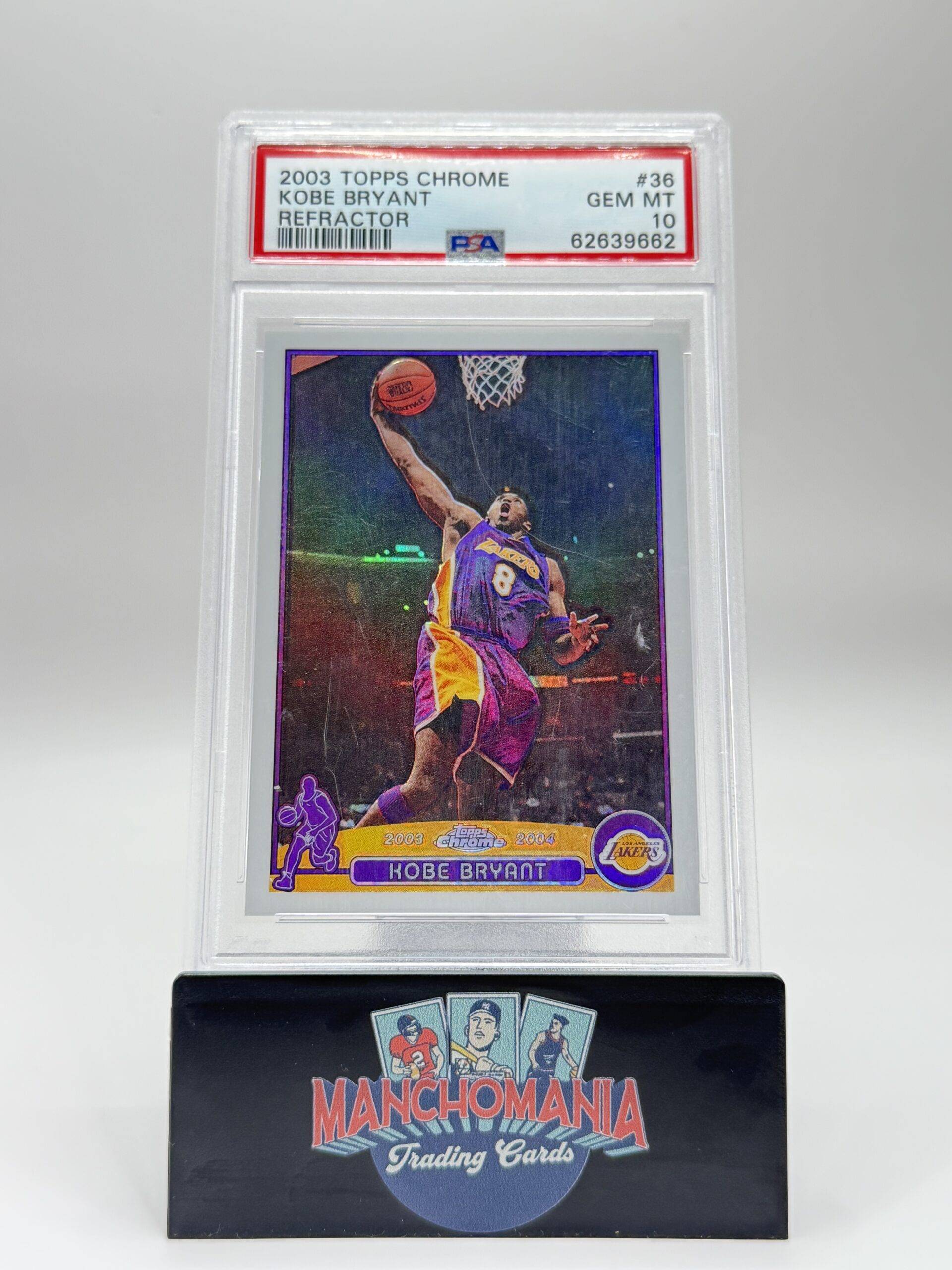 2003 Topps Chrome Refractor Kobe Bryant image 0