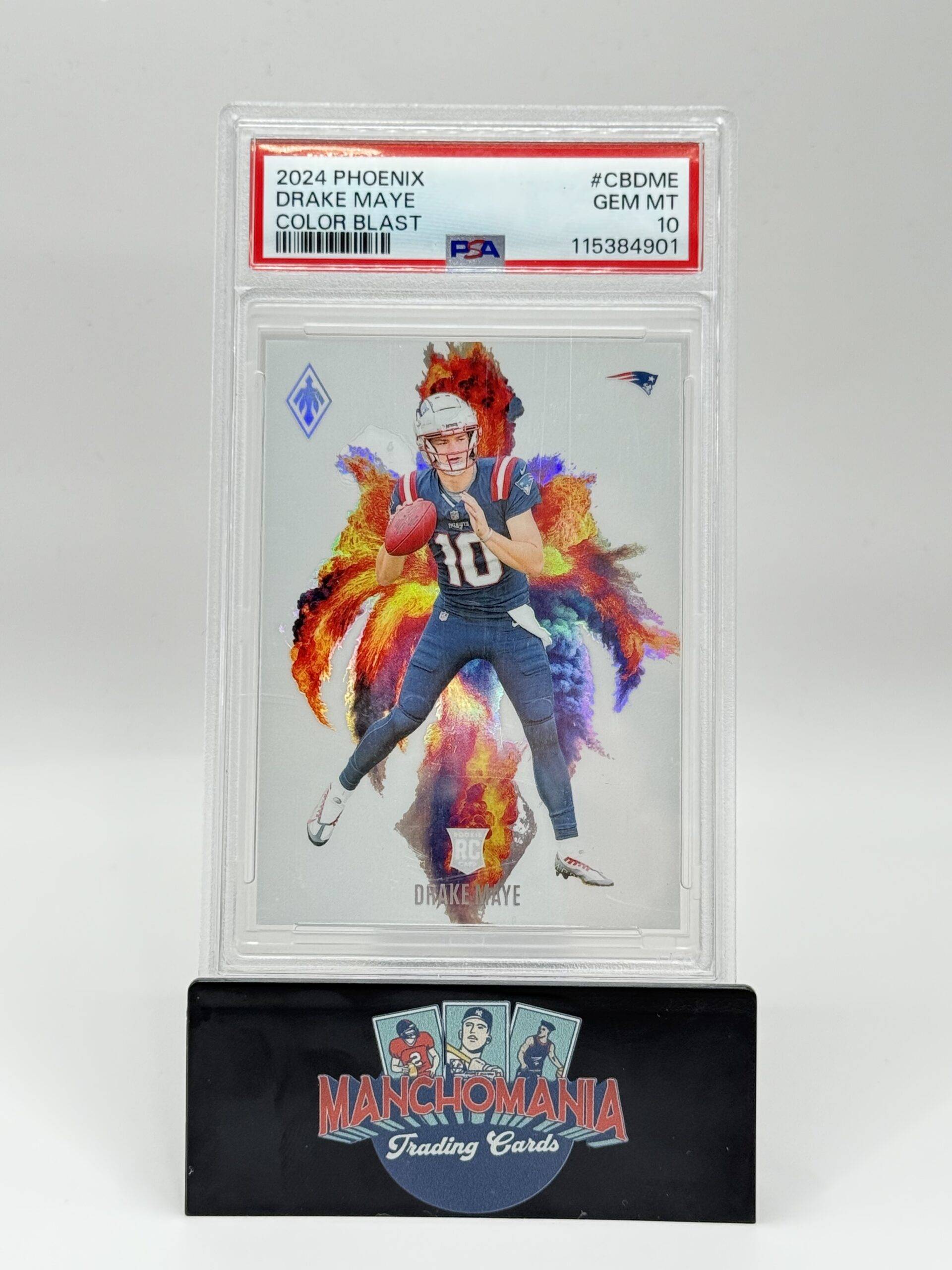 2024 Phoenix Color Blast Drake Maye RC image 0