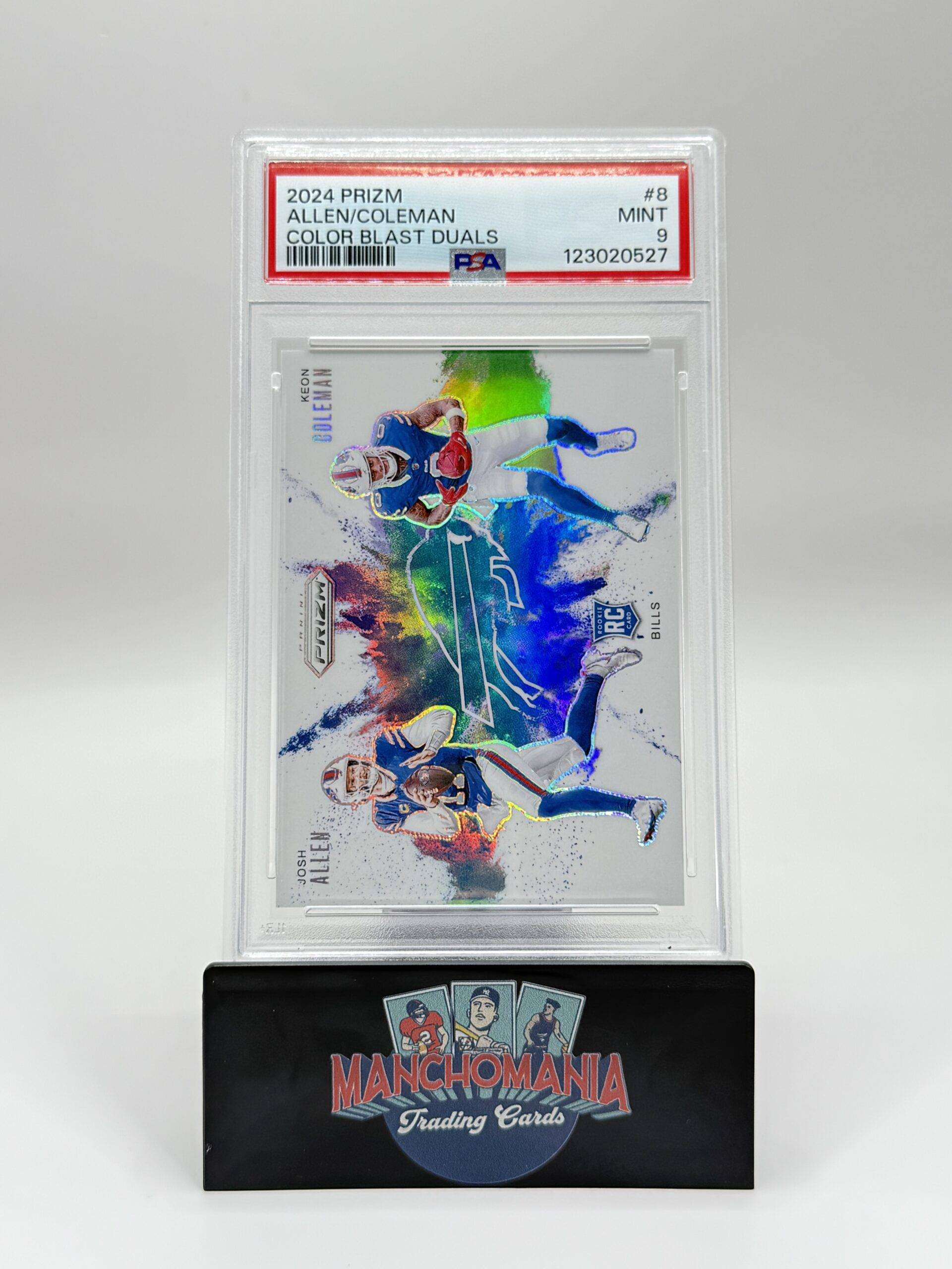 2024 Prizm Dual Color Blast Josh Allen/Keon Coleman RC image 0