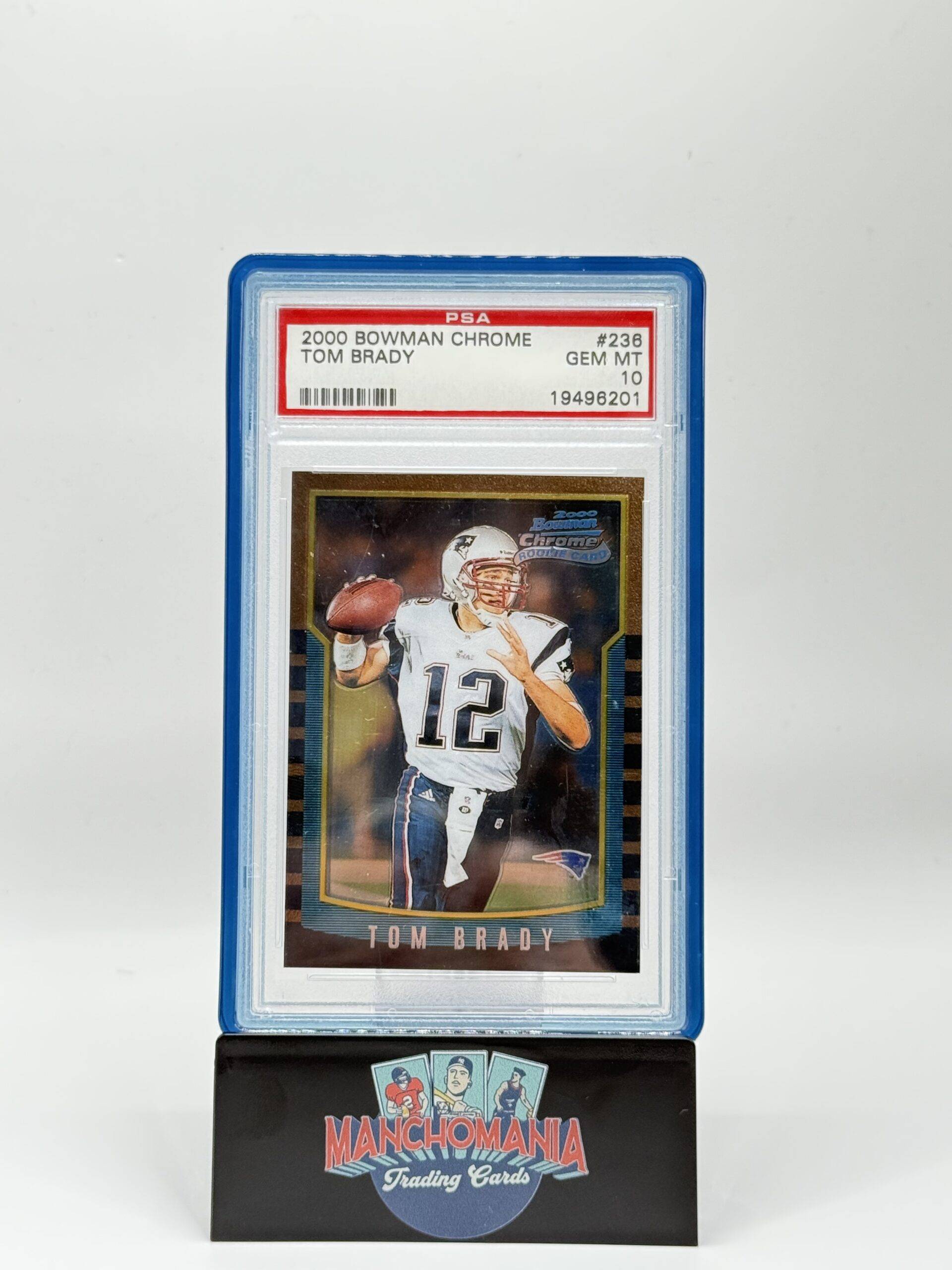 2000 Bowman Chrome Tom Brady RC image 0