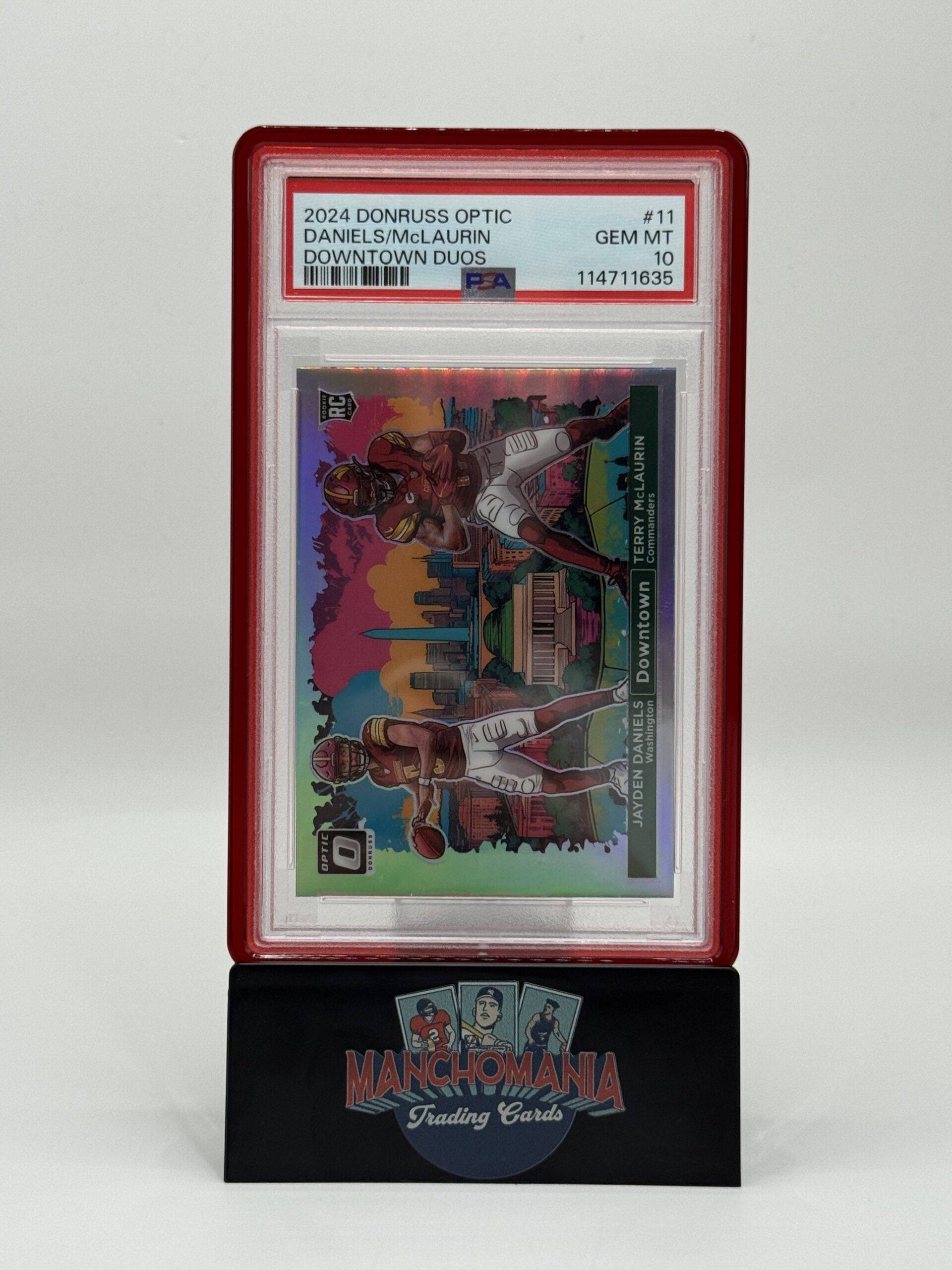 2024 Optic Dual Downtown Jayden Daniels/Terry McLaurin RC image 0