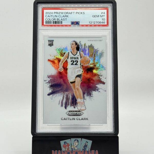 2024 Prizm Draft Picks Color Blast Caitlin Clark RC