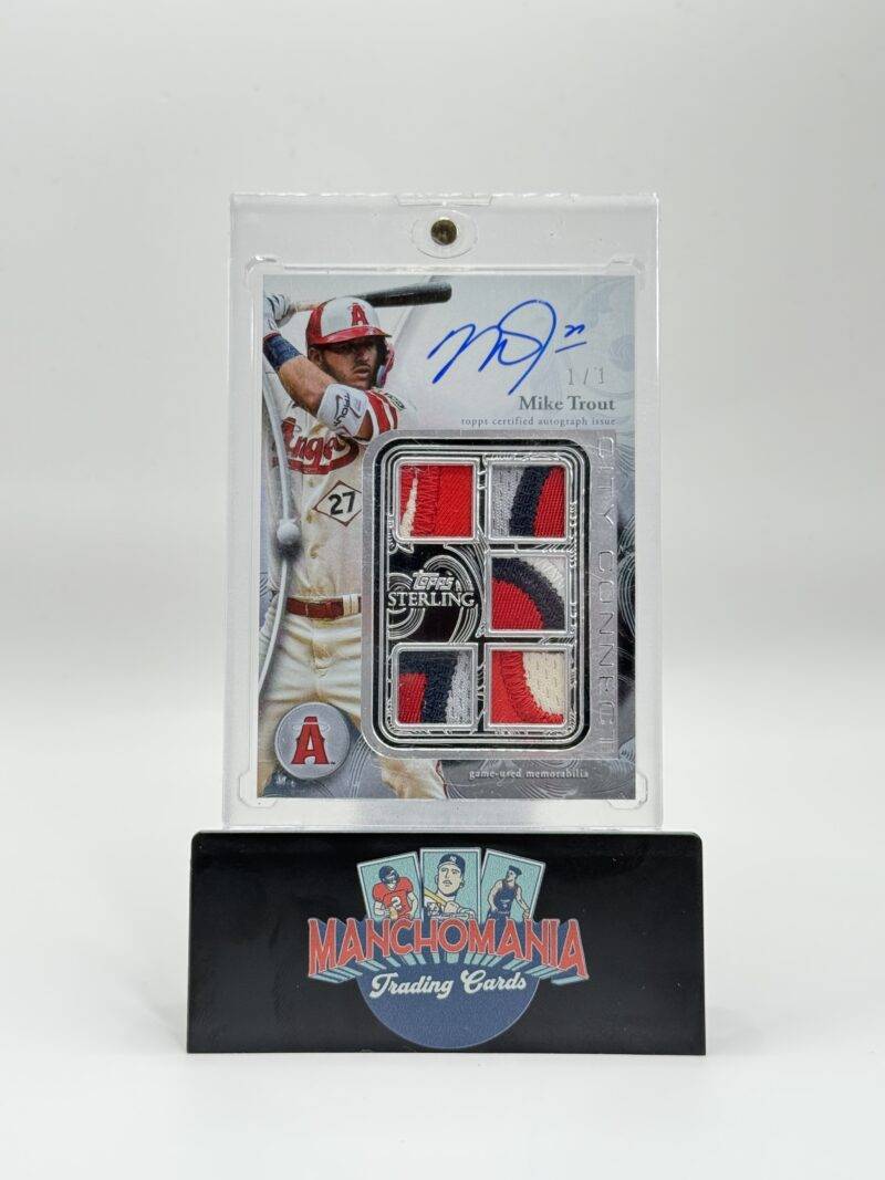 2024 Sterling Connection City Connect 1/1 Patch Auto Mike Trout