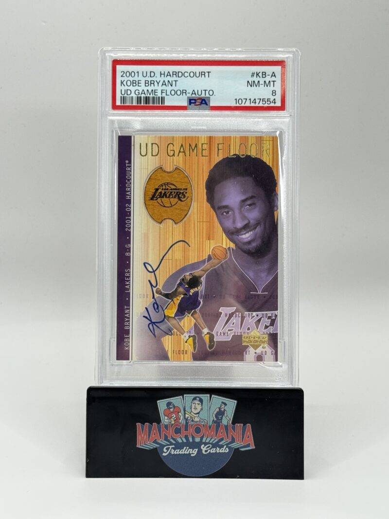 2001 Upper Deck Hardcourt Game-Floor Kobe Bryant Auto