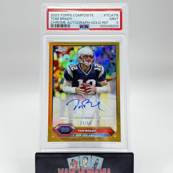 2023 Topps Composite Chrome Auto Gold Refractor Tom Brady