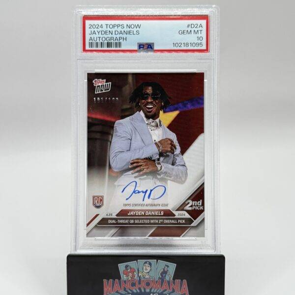 2024 Topps Now Jayden Daniels Auto