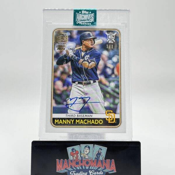 2024 Topps Archives Signature Series Auto 1/1 Manny Machado