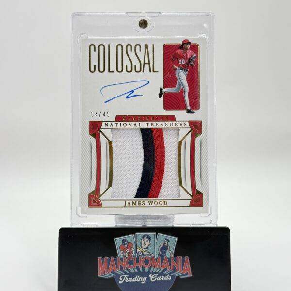 2023 National Treasures Colossal Patch Auto James Wood