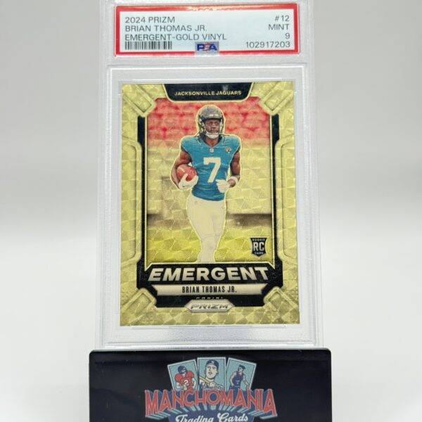 2024 Prizm Emergent Gold Vinyl Brian Thomas Jr. RC