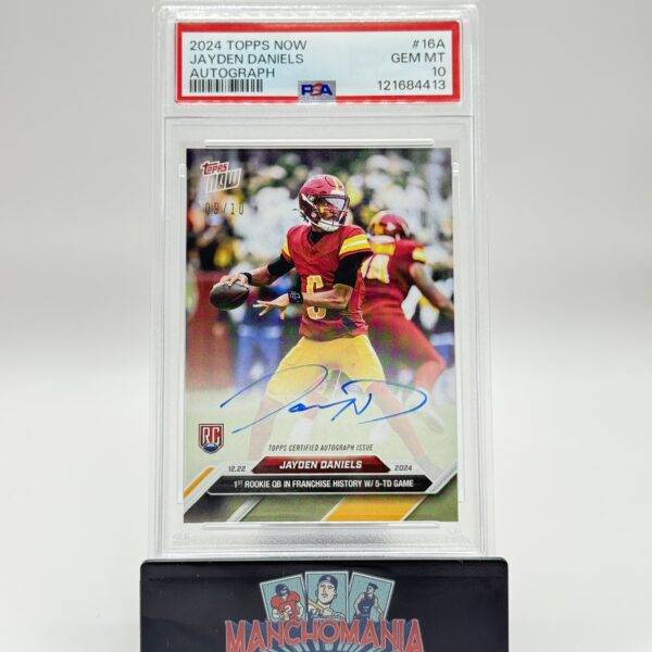 2024 Topps Now Auto Jayden Daniels RC